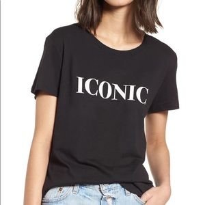 BLACK ICONIC T-SHIRT